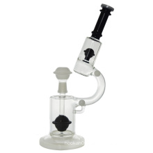 Double Sphere Showerheads Microscope Glass Water Pipe for Smoking (ES-GB-433)